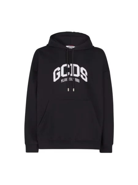 Bluza z kapturem Gcds z logo czarna