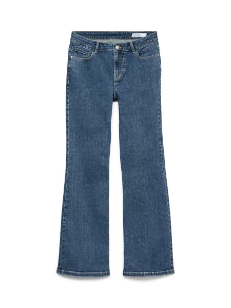 VERO MODA Jeans VMHELMA închis albastru