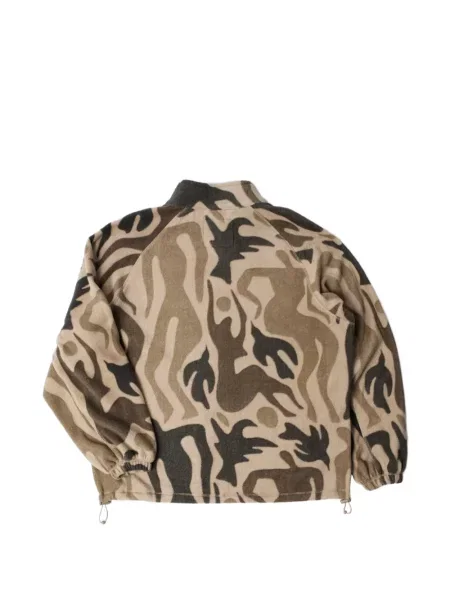 Geacă By Parra din fleece cu imagine cu imprimeu abstract