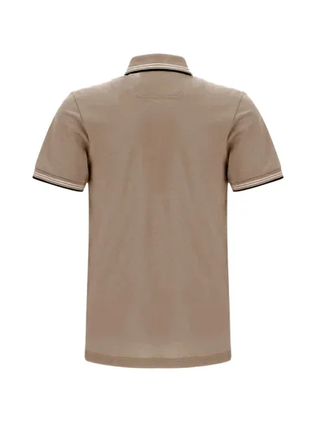 Gulerat tricou polo Boss cu dungi