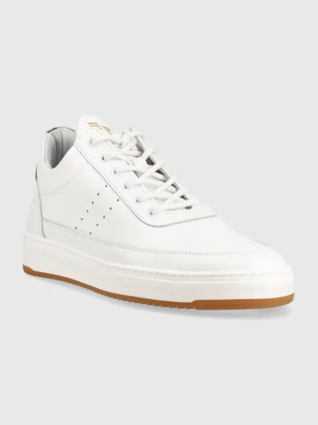 Filling Pieces sneakers din piele Low top Bianco