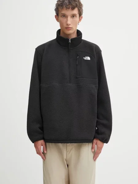 The North Face bluza gładka czarny