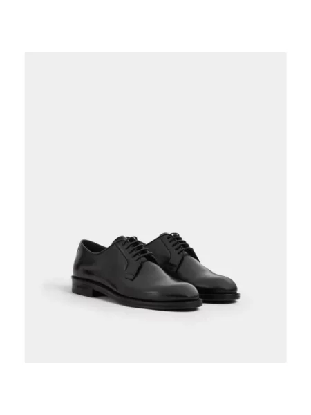 Derby Dsquared2 skórzany elegancki czarny