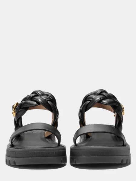 Кожаные босоножки Cole Haan черные
