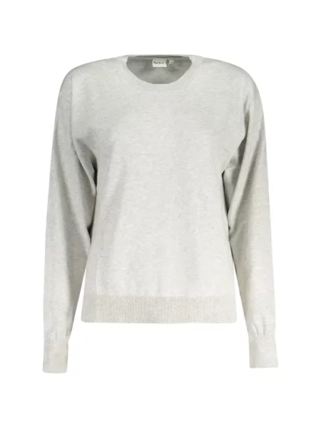 Pulover Pepe Jeans cu decolteu rotund gri
