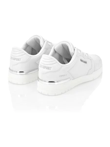 Sneakersy Plein Sport w tygrysie prążki białe