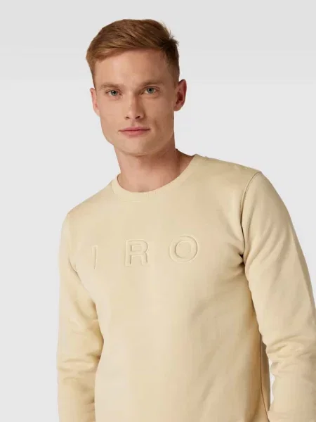 Bluza z wytłaczanym logo Iro beżowa