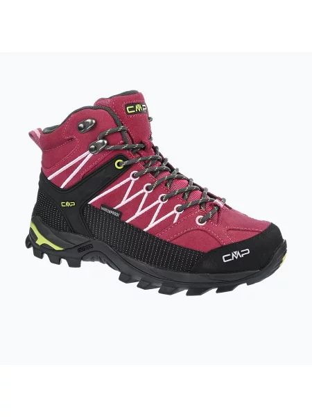 Buty trekkingowe CMP Rigel Mid Waterproof róż malinowy 36 czarny