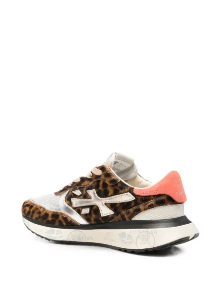 Leopárdmintás sneaker Premiata nyomtatás barna