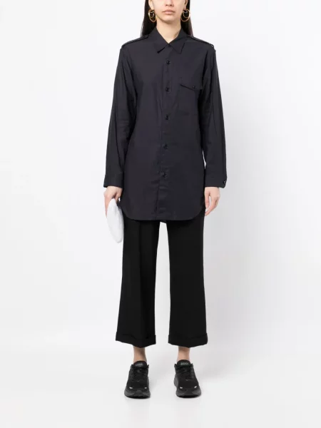 Cămașă Yohji Yamamoto lungă albastru