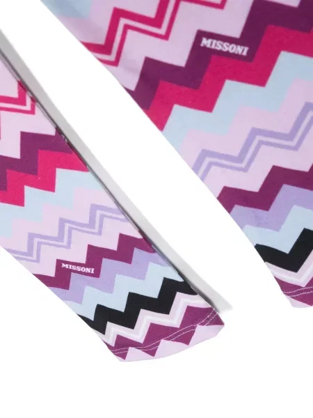 Legginsy dziecięce Missoni różowe