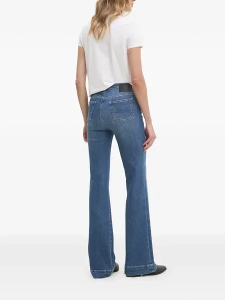 Lepršave traperice Oui rasplamsao plava