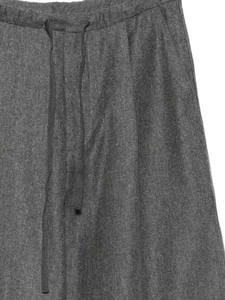 Pantaloni Soeur de lână cu cordon gri