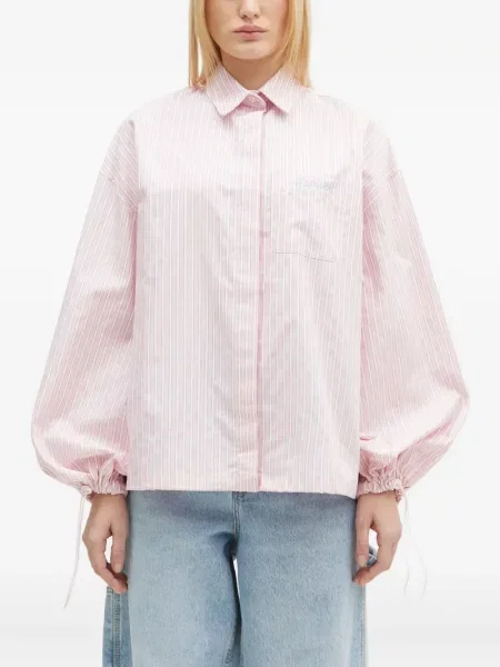 Koszula Fiorucci w paski różowa