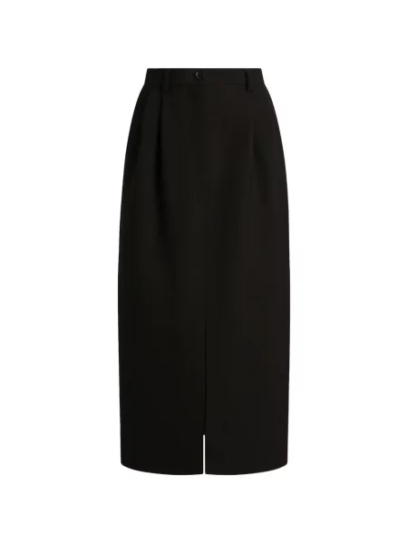 Fustă Dolce & Gabbana de lână negru