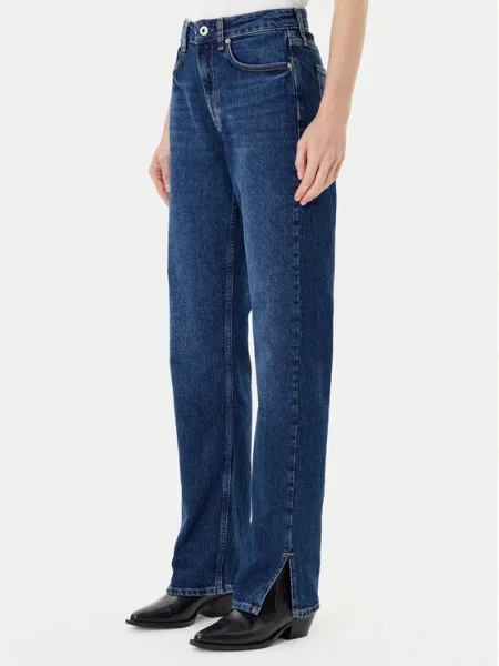 Karl Lagerfeld Jeans Blugi Straight Fit albastru