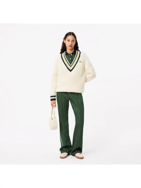 Lacoste Koszulka Polo Z Monogramem Slim Fit Ciemnozielona zielony