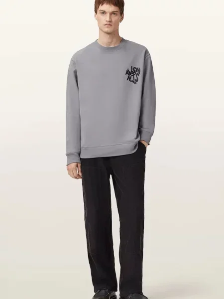Кофта AllSaints ORLANDO однотонна чорний