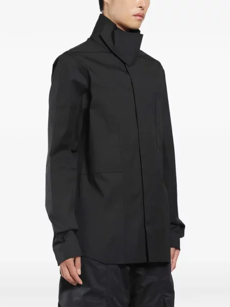 Geacă Rick Owens din poplin negru