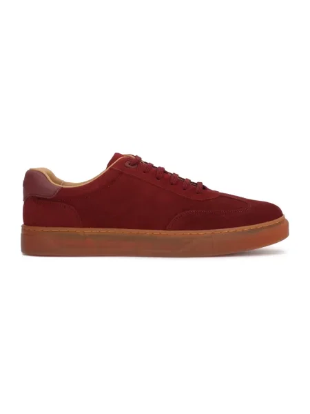 Sneakersy Kazar zamszowe brązowe