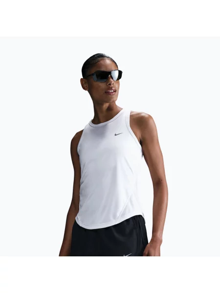 Tricou de alergare pentru femei Nike Tempo Dri-Fit Tank Top white alb