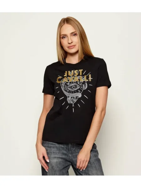 Just Cavalli Tricou negru