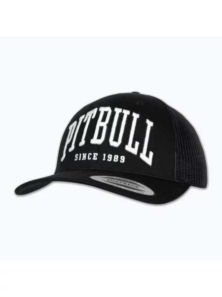 Șapcă pentru bărbați Pitbull Mesh "Pitbull Norton" Trucker Low Profile black/black negru