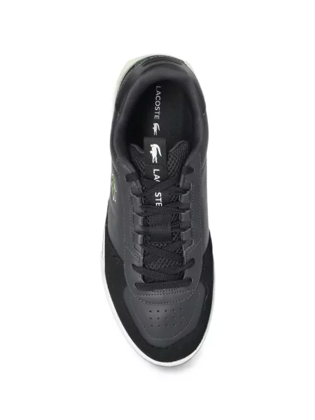 Sneakerși Lacoste din piele negru