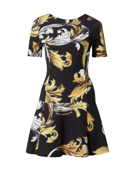 Versace Jeans Couture rochie mini evazati negru