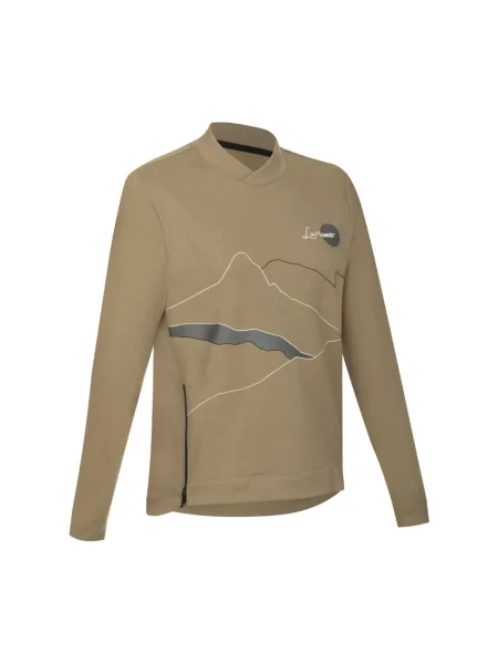 Sweter Lamunt brązowy
