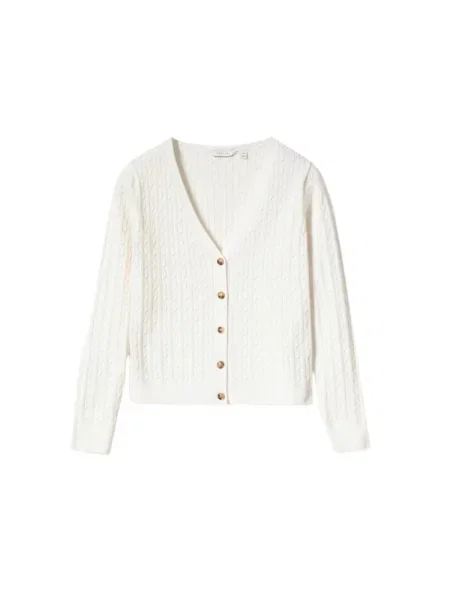 Noella Pulover N-Laliah Knit Cardigan fildeş
