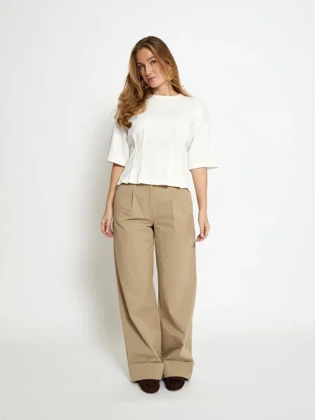 Minus Tricou Juniana' alb