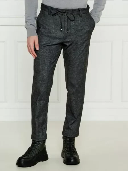 BOSS BLACK Nadrág C-Kane-RDS-J | Tapered fit fekete