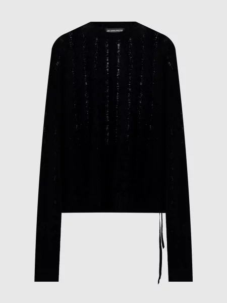 Шерстяной свитер Ann Demeulemeester черный