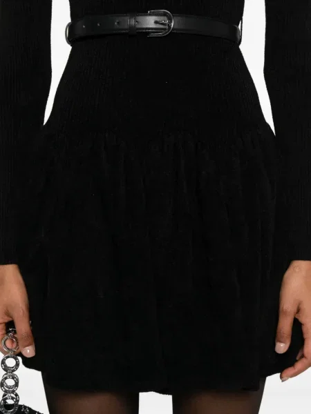 Cu centură rochie Self-portrait negru