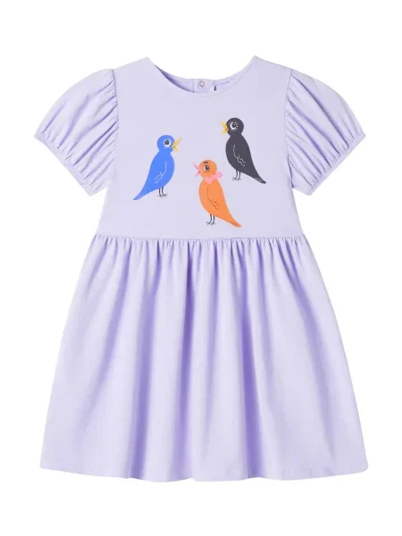 Gyerek mini ruha Mini Rodini lila
