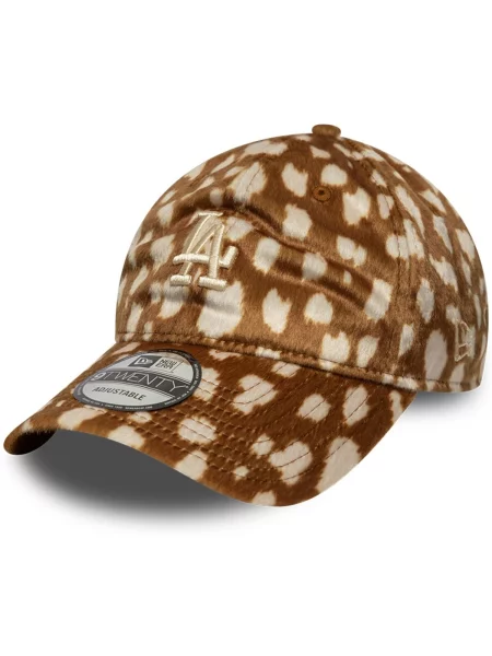 Állatmintás baseball sapka New Era nyomtatás barna