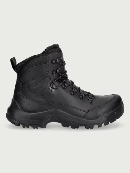 Botine Ecco din piele negru