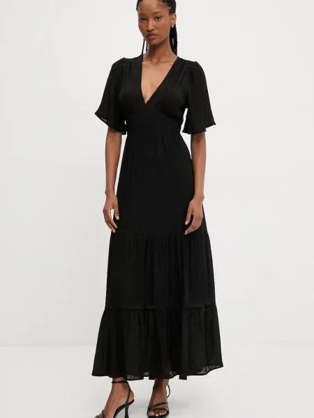 Answear Lab rochie maxi evazati negru