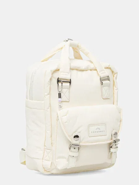 Однотонный маленький мини рюкзак Doughnut бежевый