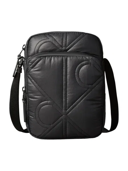 Borsetă Calvin Klein Puffer Reporter negru