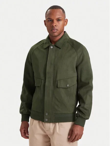 Marciano Guess Dirbtinės odos striukė Chaki