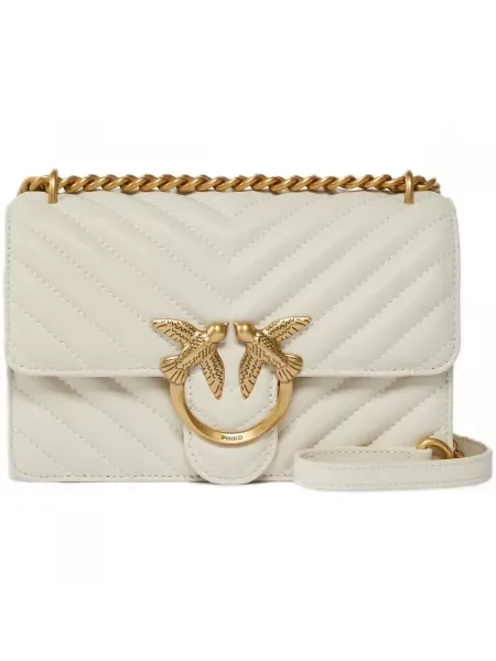 Crossbody kabelka Pinko béžová