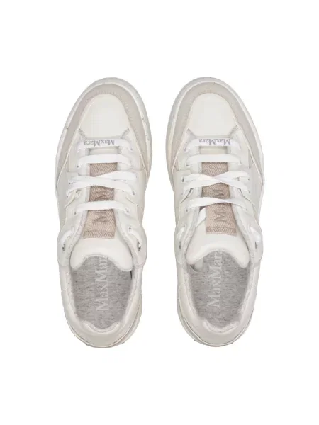 Sneakersy Max Mara białe