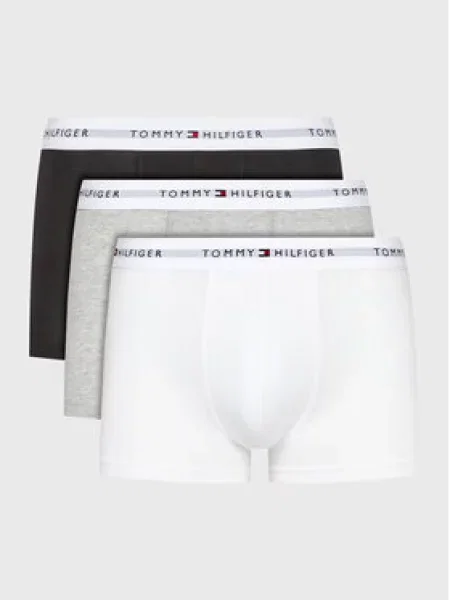 Tommy Hilfiger Underwear Boxerky Essential námořnická modř / šedý melír / černá bílá