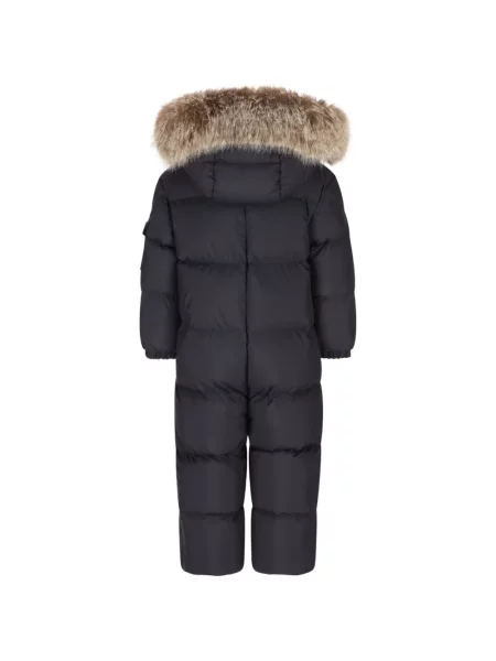 Płaszcz dziecięcy Moncler Enfant niebieski