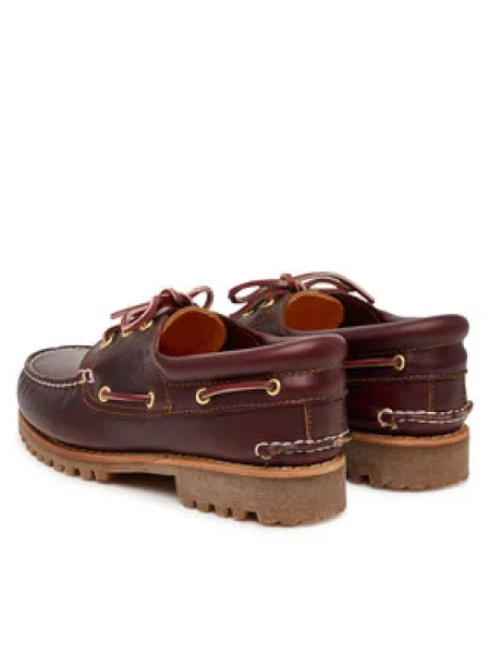 Mokaszin Timberland Authentics Boat 3 Eye Classic Bordó