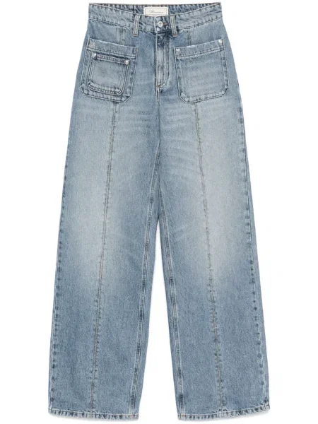 Blugi drepți Blumarine albastru