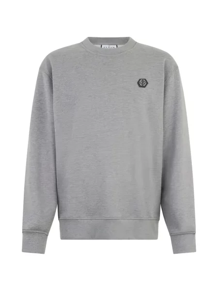 Hanorac Philipp Plein cu autograf gri