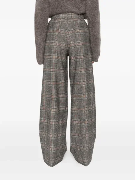 Pantaloni Pinko în carouri gri